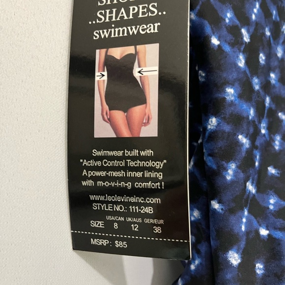 NWT Shore Shapes 1 piece Swimsuit Size 8 - Picture 2 of 4